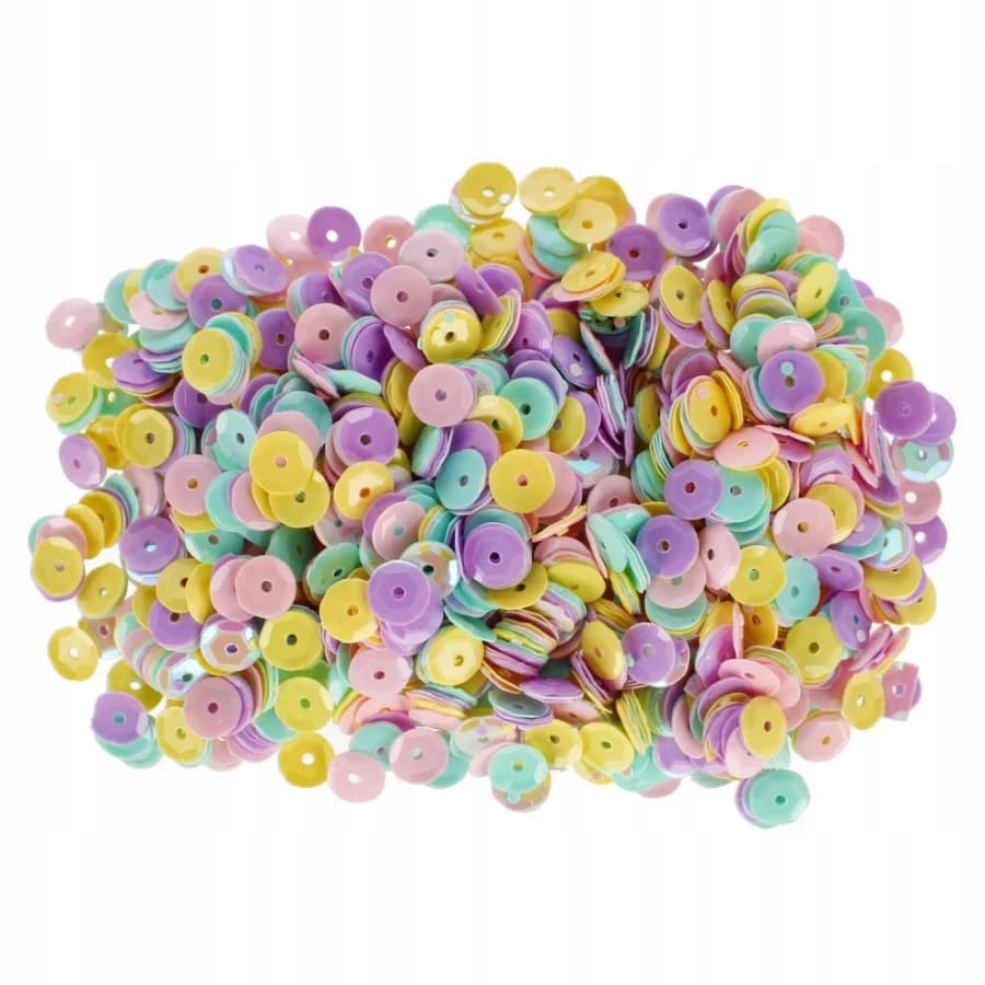 Cekiny metaliczne pastelowe mix 42,5g CRAFT WITH FUN 531732