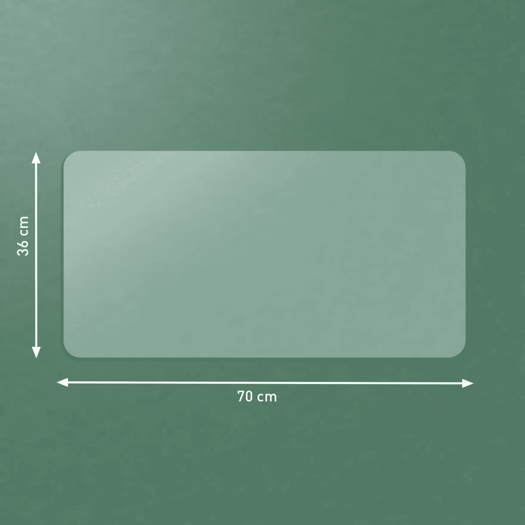 Mata na biurko przezroczysta 700x360mm matowa 53810003 LEITZ