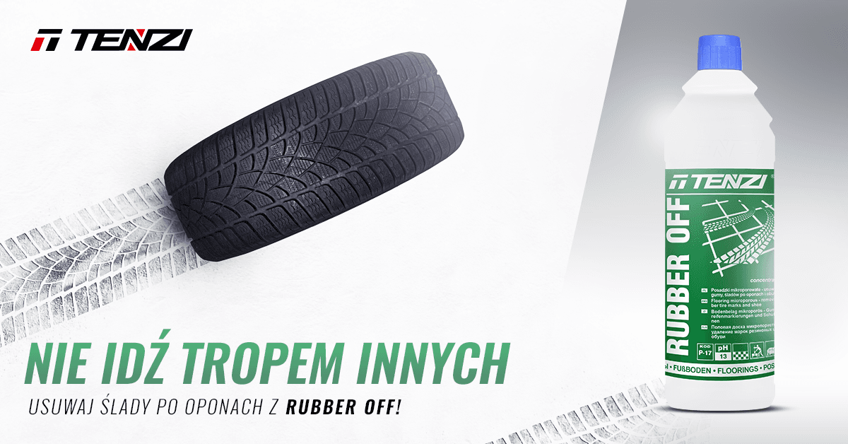 Płyn TENZI RUBBER OFF do usuwania śladów po oponach, gumie, klejach 1l. koncentrat (P-17/WPP017A001BF000)