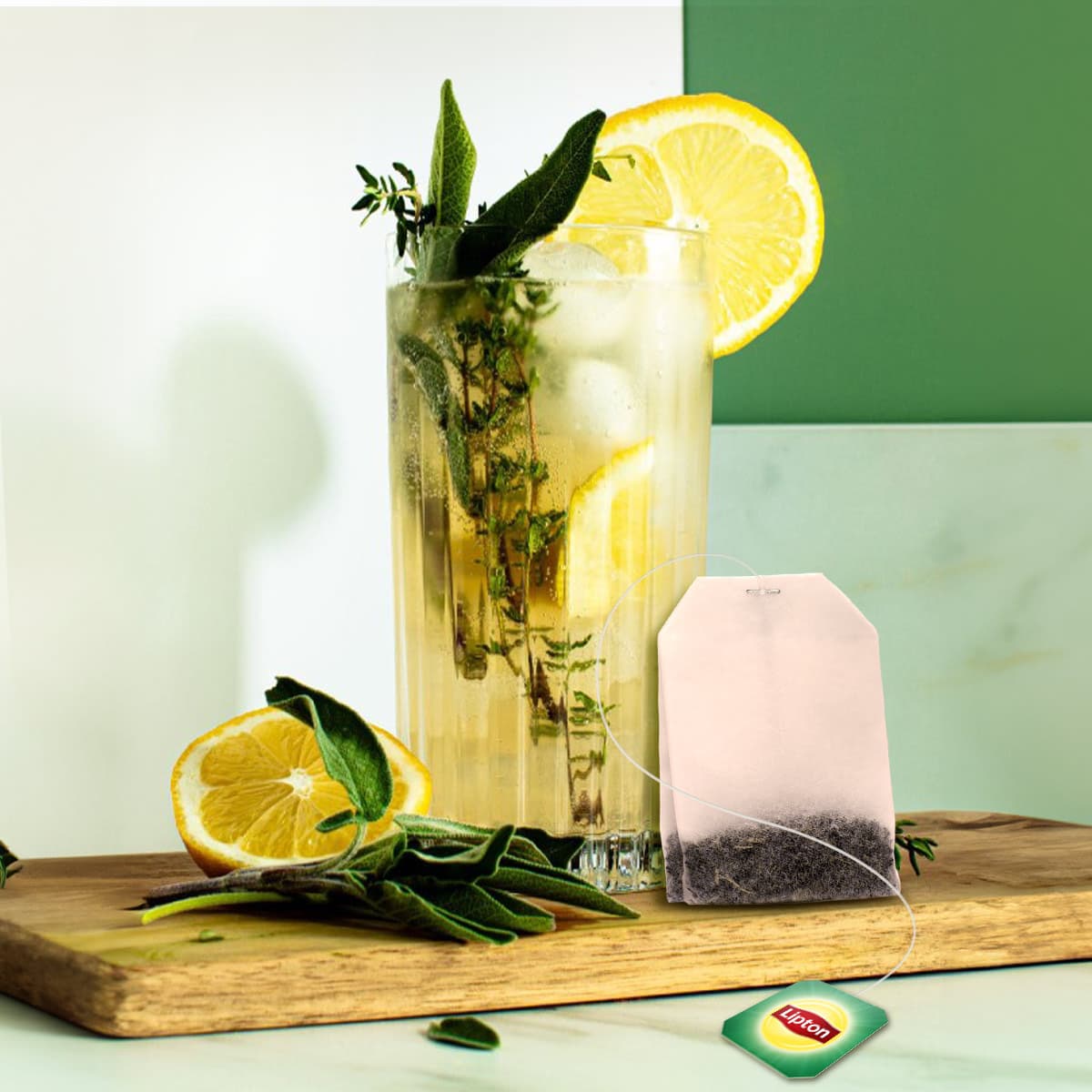 Herbata LIPTON (20 torebek) zielona z nutą mięty GREEN MINT