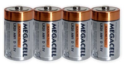 Bateria MEGACELL D/LR20 alkaliczna taca (4szt)