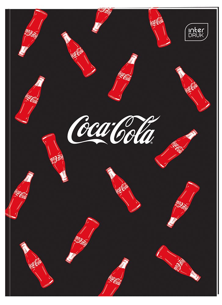 Zeszyt A4 32k 3-linia kolorowa 70g Mat+UV COCA COLA INTERDRUK