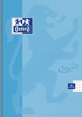 Zeszyt szkolny A5 Brulion 96 kartek w kratkę pastelowy TOUCH 400123215 OXFORD