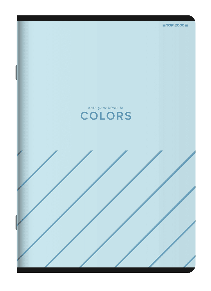 Zeszyt A5 96k kratka margines COLORS 400169186 TOP 2000