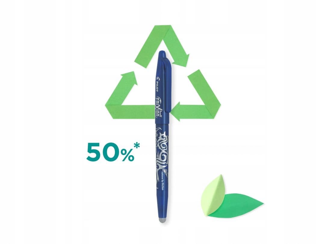 Pióro kulkowe FRIXION 0,7mm niebieskie zmazywalne do notatek PIBL-FR7-L PILOT