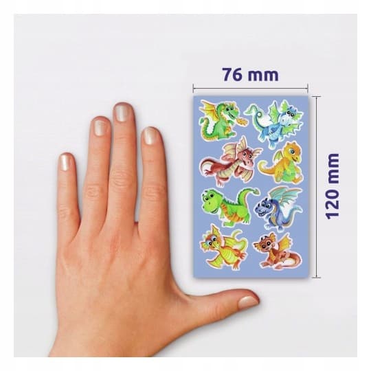 Naklejki dla dzieci 3D SMOKI 57298 Z-DESIGN AVERY ZWECKFORM