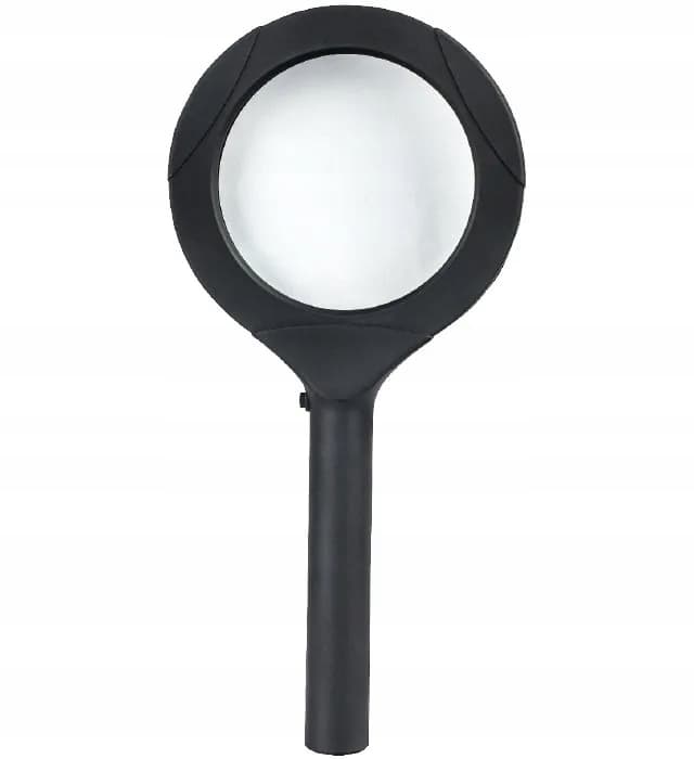Lupa szklana z podświetleniem LED - szkło powiększające 85mm GR-L01 120-1961 GRAND