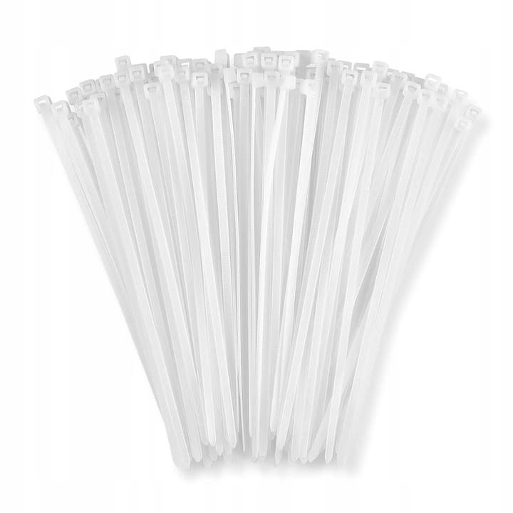 Opaska zaciskowa/opaska kablowa/zip/raps/trytytka 250x4,8mm (100szt) biała LEXTOOL (LXOP15)