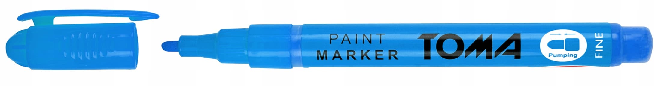 Marker olejowy F jasno niebieski 1,5mm TO-441 TOMA