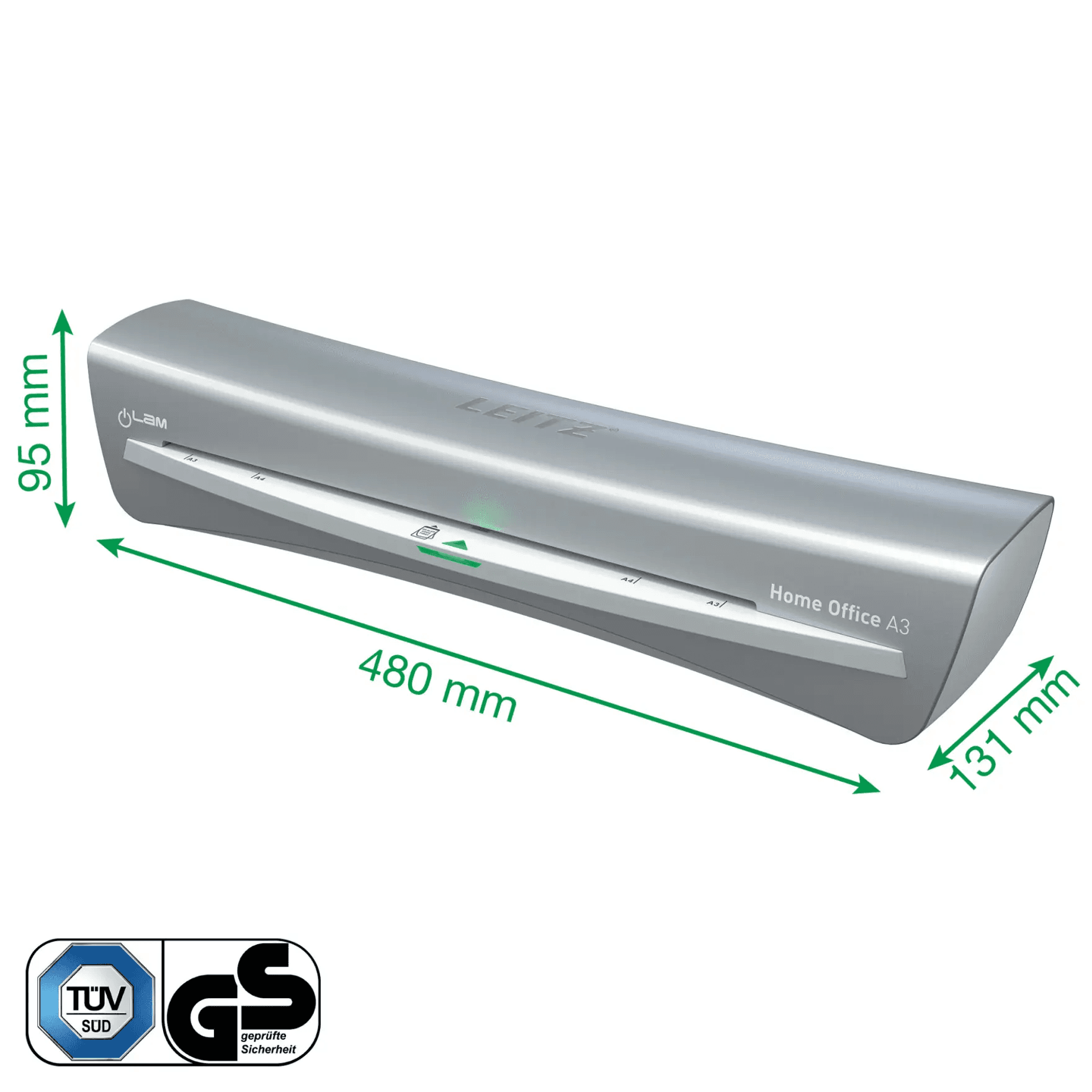 Laminator iLam Home OFFICE A3 szary 74400089 LEITZ