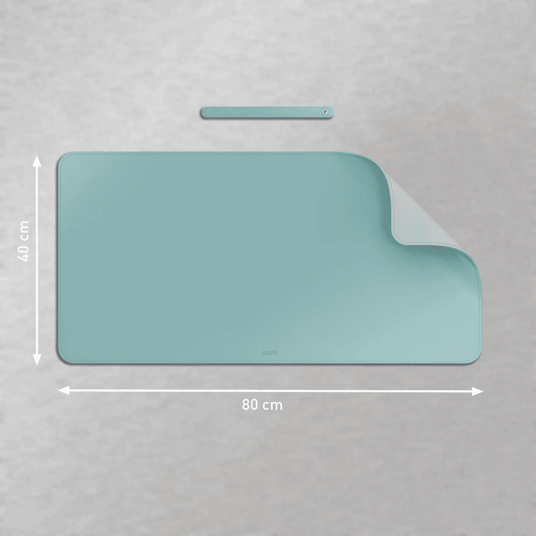 Mata na biurko 800x400mm miętowa 53820051 LEITZ