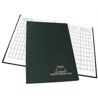 Książka korespondencyjna A4 192k zielona 229-013 WARTA