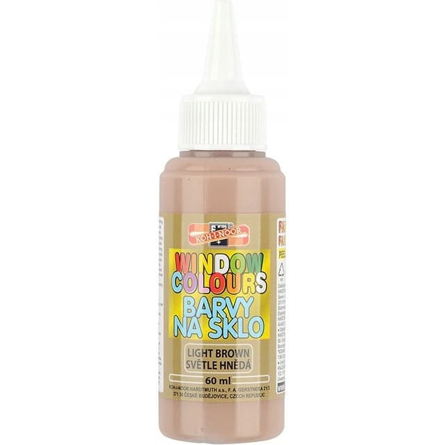 Farba witrażowa 60ml jasno brązowa 974212 KOH-I-NOOR
