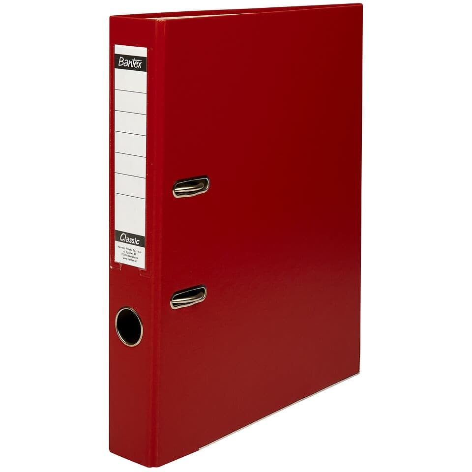 Segregator na dokumenty A4 50mm CLASSIC czerwony 400044673 BANTEX BUDGET