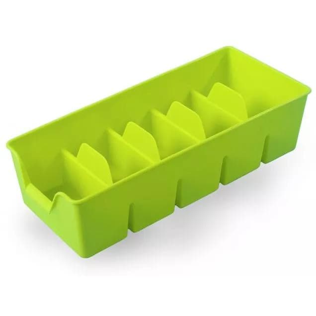Organizer na przyprawy duży plastikowy szary NATUNA