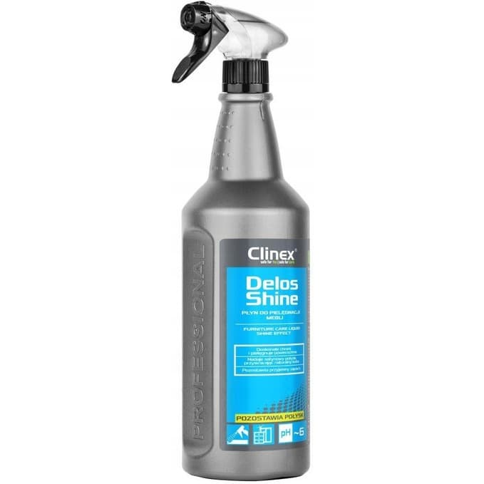 Płyn do mycia i pielęgnacji mebli z połyskiem Delos Shine 1L CL77145 CLINEX