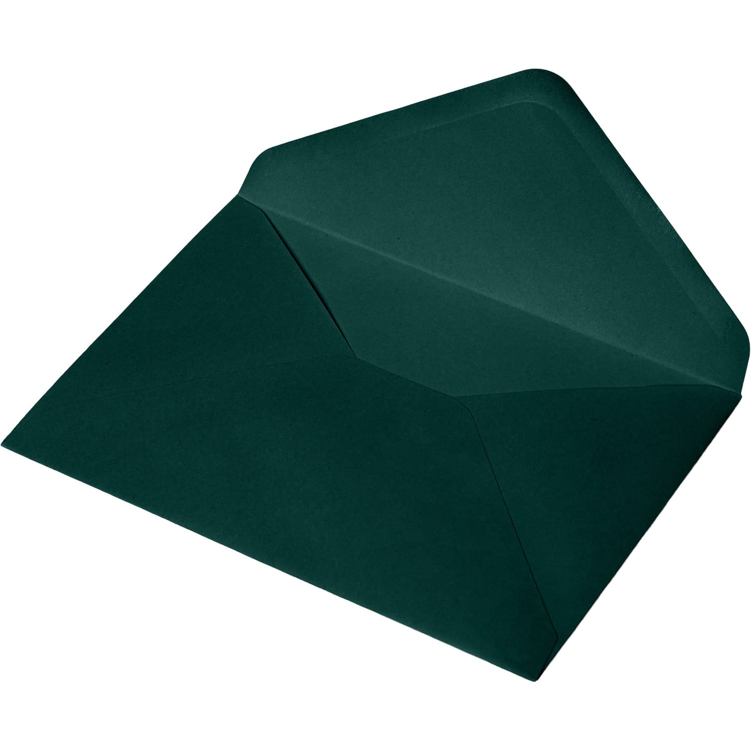 Koperta papierowa ozdobna B6 125x175mm 130g (50 sztuk) ciemno zielona/zieleń butelkowa ikpdinb6czielx50