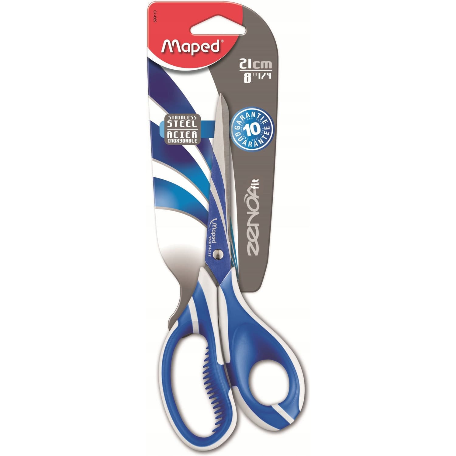Nożyczki Zenoa Fit asymetryczne 21cm 599110 MAPED