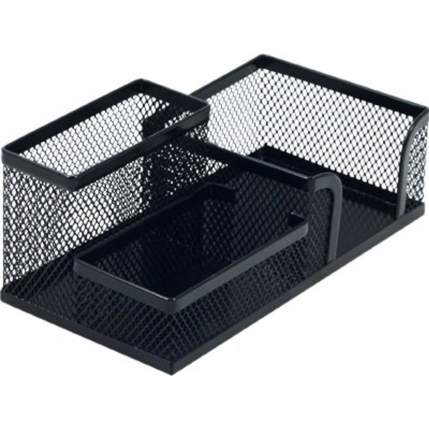 Przybornik na biurko czarny metalowy MW-218 120-1334 GRAND