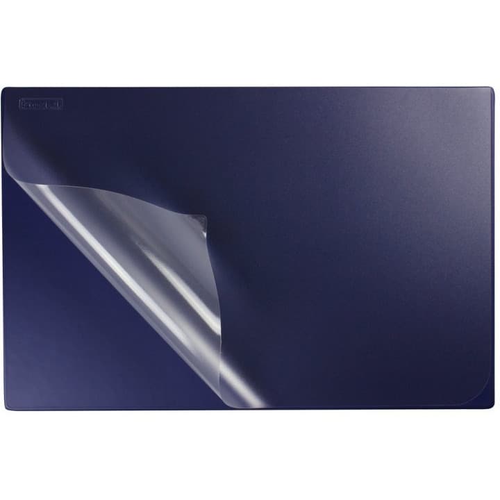 Podkładka na biurko z przezroczystą folią 38x58cm PVC granatowa PB-01-01 BIURFOL