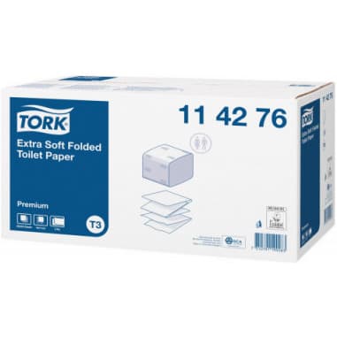 Papier toaletowy TORK T3 (30 sztuk) biały Premium w składce ekstramiękki 114276