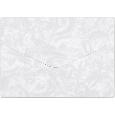 Koperta B7 RÓŻE białe120g (10szt.) 280511 Galeria Papieru