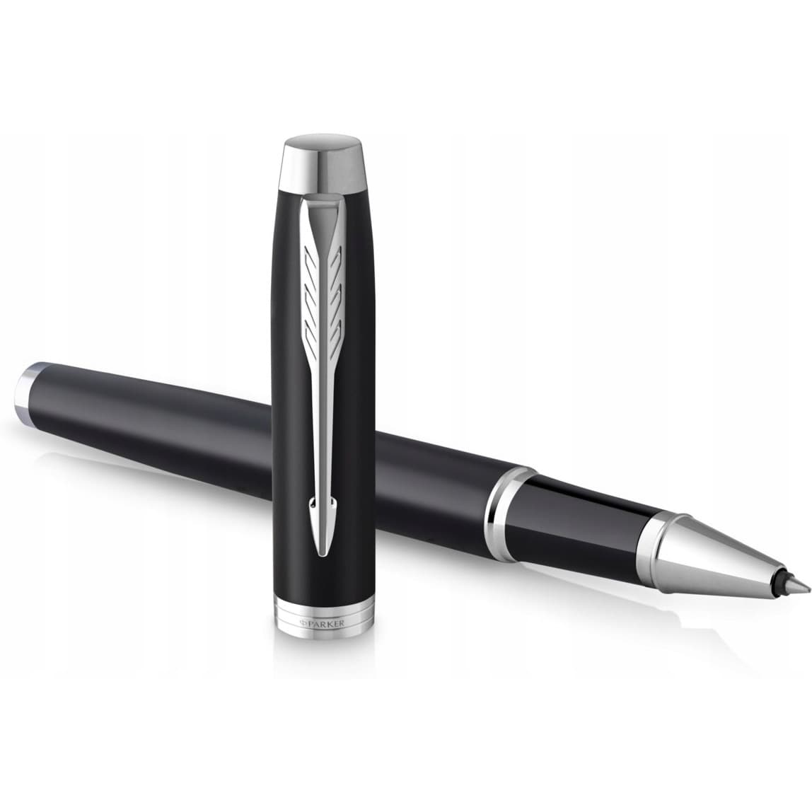 Pióro kulkowe IM MATTE BLACK chromowane wykończenie 2143634 PARKER