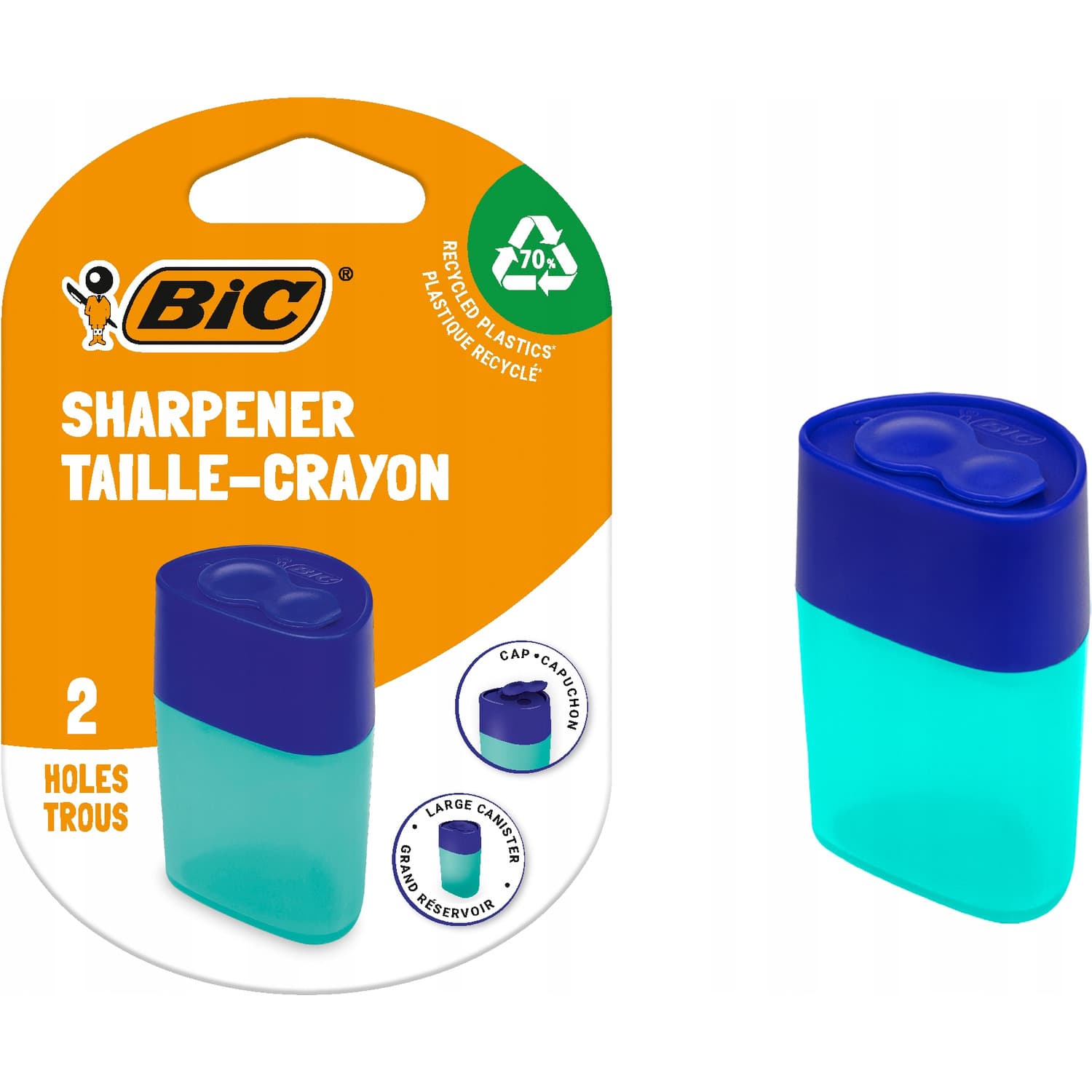 Temperówka ELLIPSE 2 otwory z pojemnikiem 303211 BIC