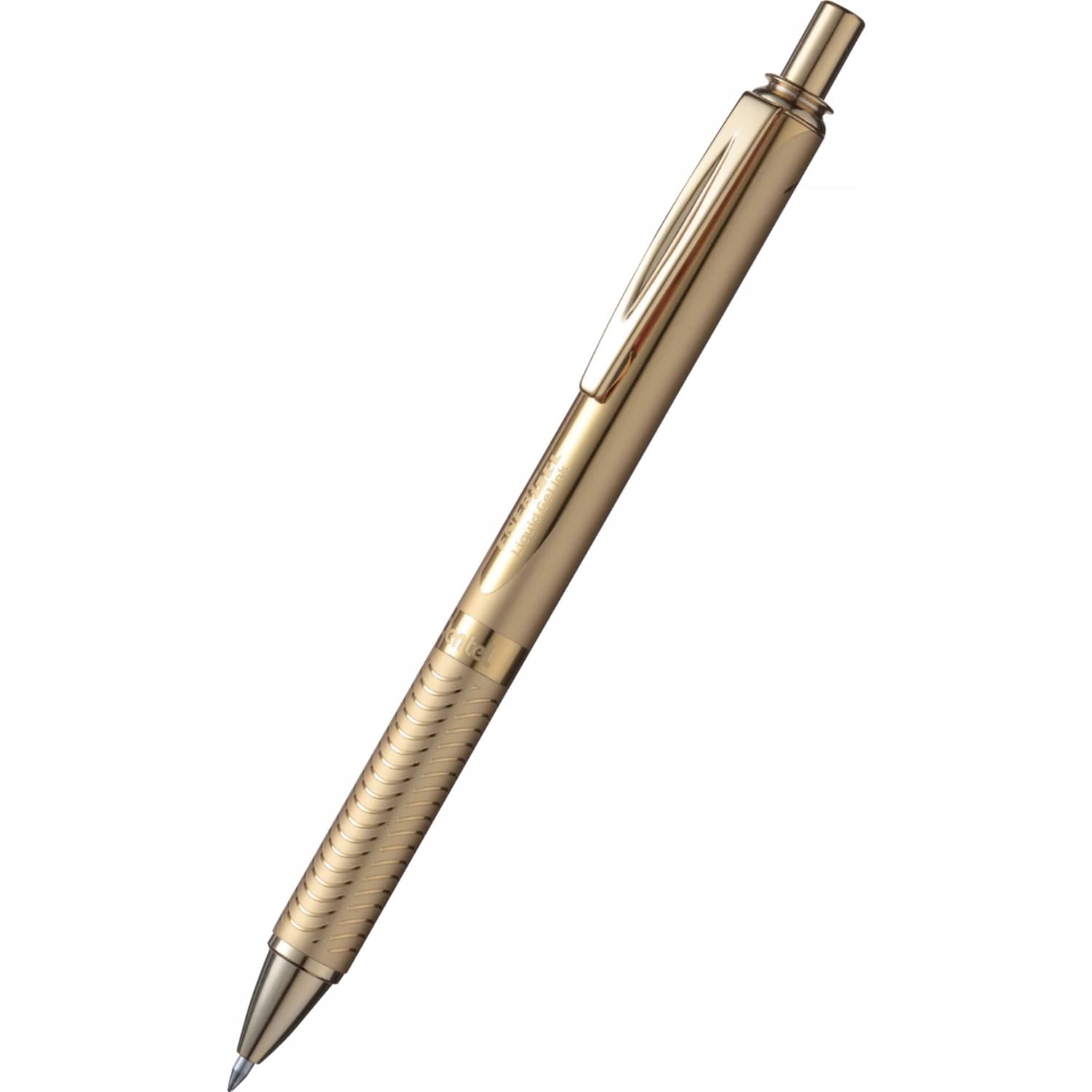 Pióro kulkowe ENERGEL BL407XC wkład niebieski o budowa złota PENTEL