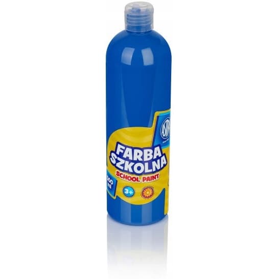Farba plakatowa w tubkach 500ml szkolna niebieska ciemna 301109004 ASTRA