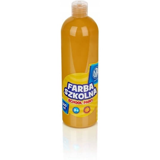 Farba plakatowa w tubkach 500ml szkolna brązowa jasna 301109007 ASTRA