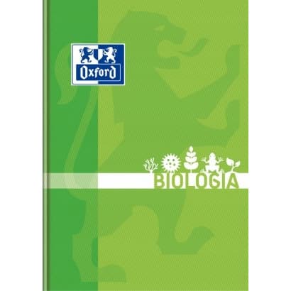 Zeszyt szkolny A5 przedmiotowy 80 kartek w kratkę BIOLOGIA 400128286 OXFORD