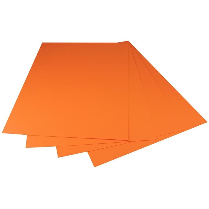 Brystol A4 170g. pomarańczowy FLOU ( 20 arkuszy ) KRESKA