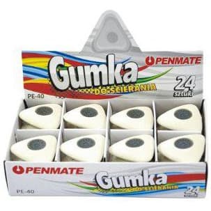 Gumka do ścierania PE-40 trójkątna TT7497 PENMATE