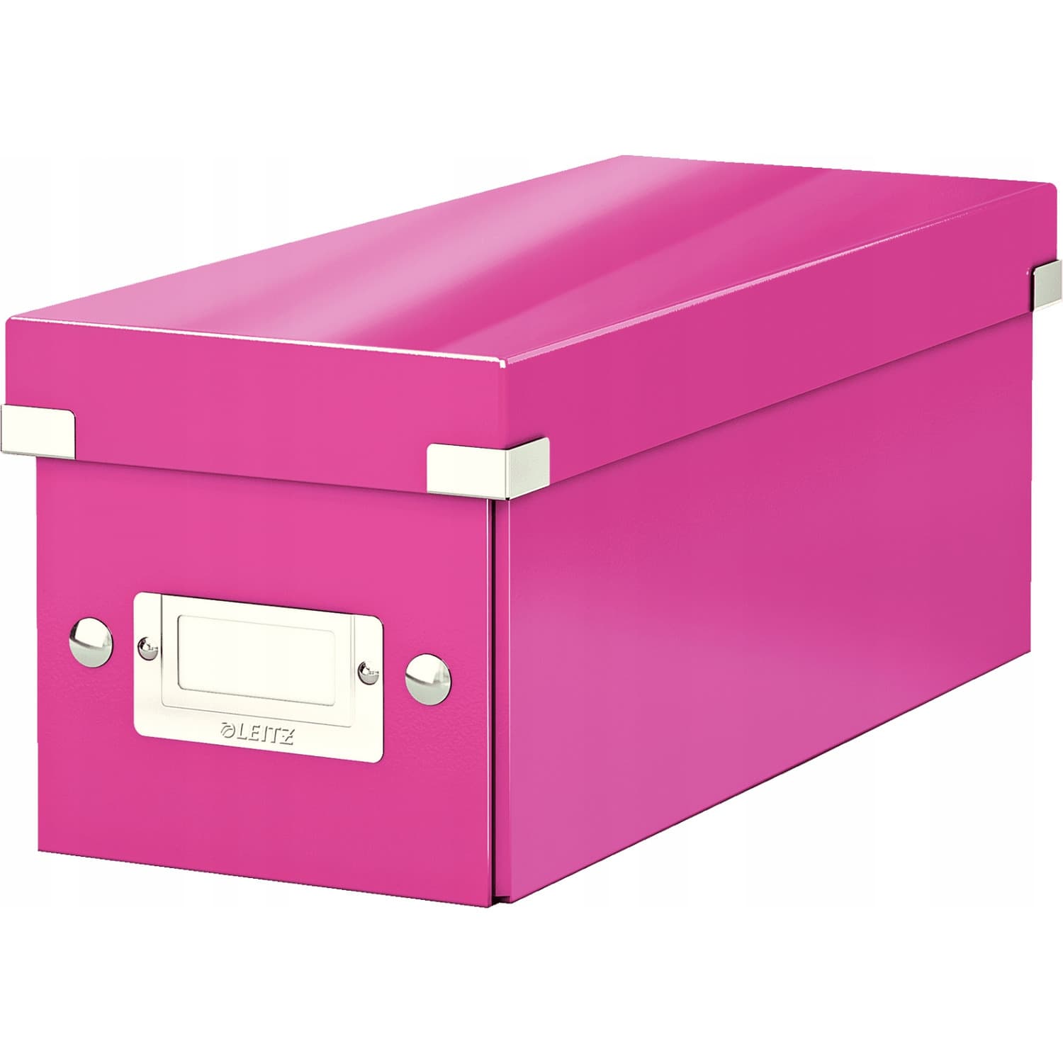 Pudełko na CD LEITZ Click & Store różowe 60410023
