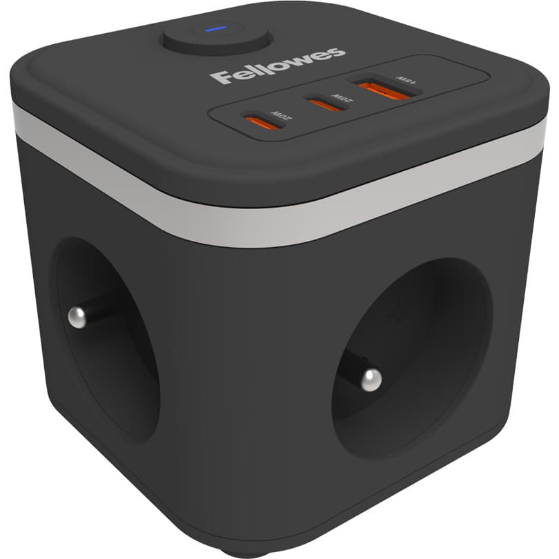 Listwa ( kostka) zasilająca Power Cube typ E czarna 100137169 FELLOWES