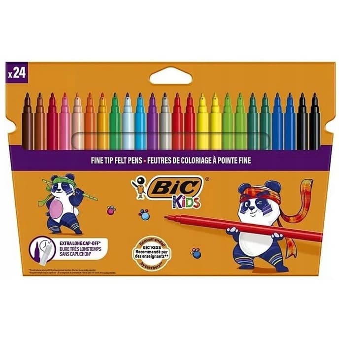 Flamastry BIC VISA KIDS 24 kolory 520046