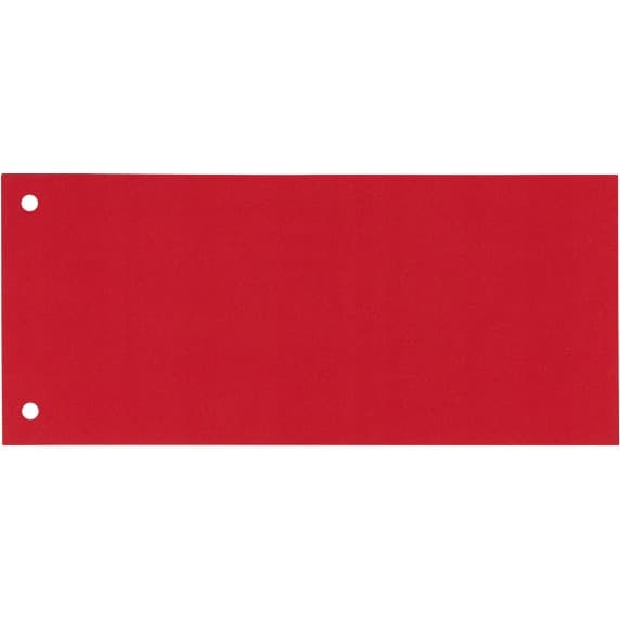 Przekładki kartonowe 1/3 A4 (100) czerwone (separatory) 624446 ESSELTE
