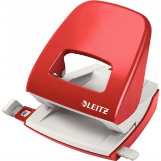 Dziurkacz 5008 LEITZ duży metalowy 30 kartek czerwony 50080025