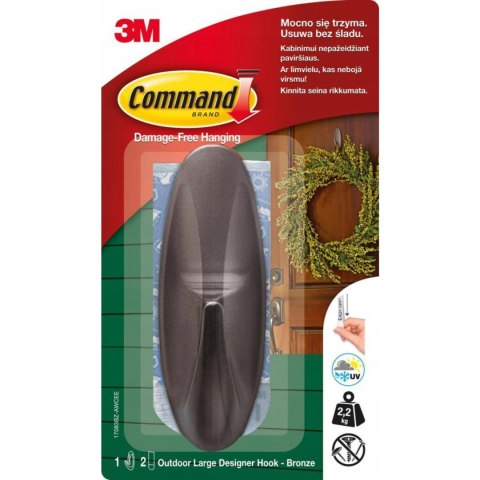 Hak COMMAND outdoor grafitowy 2,2kg