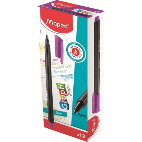 Cienkopis Graph Peps fioletowy 749108 MAPED