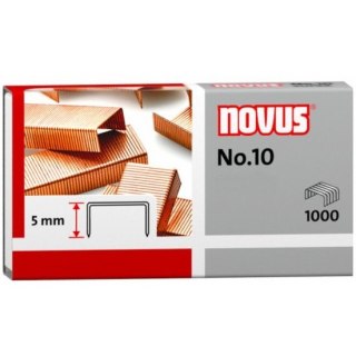 Zszywki miedziowane nr10 1000szt NOVUS 040-0207