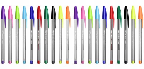 Długopis BIC CRISTAL MULTI COLOR mix (op 20 szt.) 942049