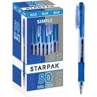 Długopis automatyczny SIMPLE niebieski 363606 STARPAK