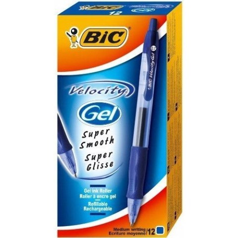 Pióro żelowe automatyczne Gelocity Gel Niebieski 829158 BIC