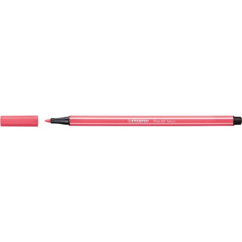 Flamaster STABILO PEN 68/040 czerwony fluo