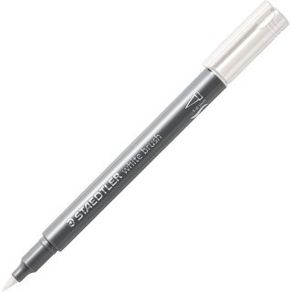 Flamaster pędzelkowy Metallic Brush biały S 8321-0 Staedtler