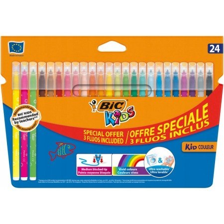 Flamastry 20+4fluo KID COULEUR 921360 BIC