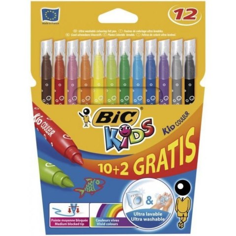 Flamastry BIC Kid Couleur 10+2 kolorów 89202942