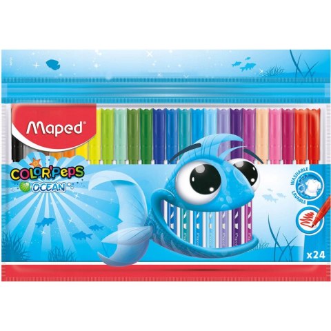 Flamastry COLORPEPS OCEAN 24 kolorów ETUI 845722 MAPED